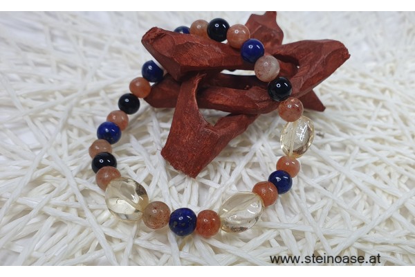 'Selbstbewusstsein, Optimismus...' Armband  Gr.S